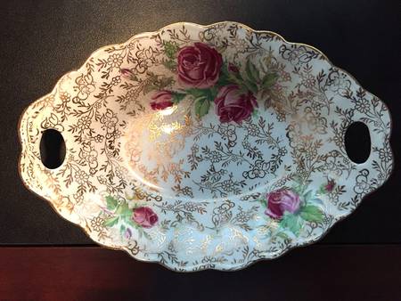 Rosita 7" Oval Sweet Meat Dish by James Kent (England)