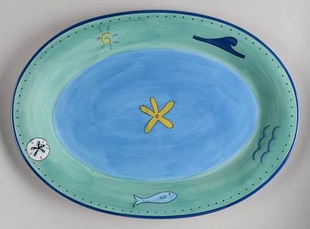 Kih1 16" Oval Serving Platter