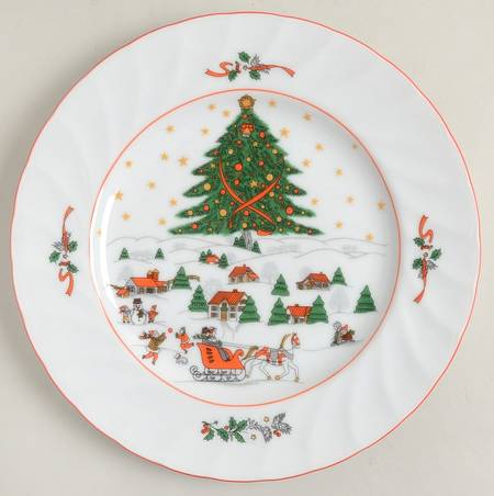 Christmas Pleasure (Scalloped, Red Trim) by Kopin