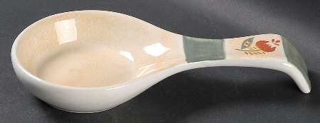 Tuscany Spice Spoon Rest/Holder (Holds 1 Spoon)