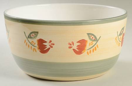 Tuscany Spice 10" Large Salad Serving Bowl