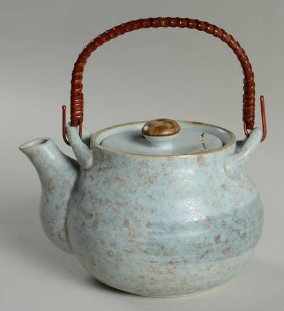 Cherry Blossom Asian Teapot & Lid