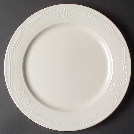 Isabella Ivory 12" Chop Plate (Round Platter)