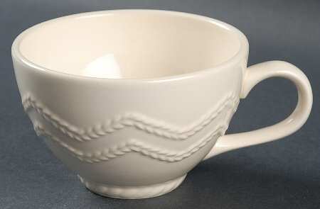 Aranware Flat Cup by Kara Irish Pottery