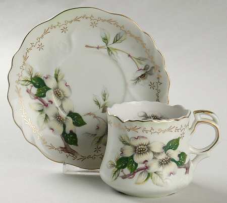 KPJ1 Flat Cup & Saucer Set by Kpm Japan