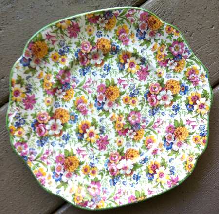 KNT50 Square Salad Plate by James Kent (England)
