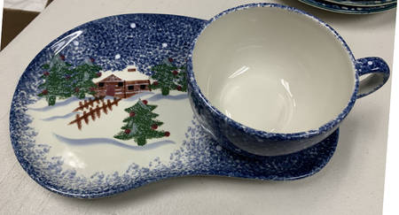 K2M1 Snack Plate & Cup Set