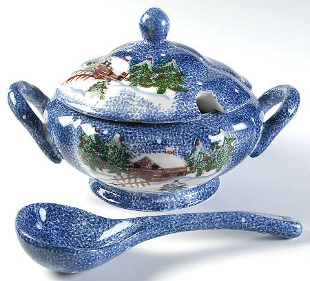 K2M1 Tureen & Lid w/Ladle