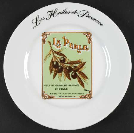Les Huiles de Provence Salad/Dessert Plate