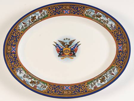 Pride of the Confederacy, The 14" Oval Serving Platter
