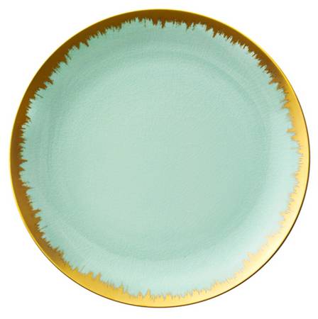 Aura Sea Glass Gold Brushstroke by Kim Seybert