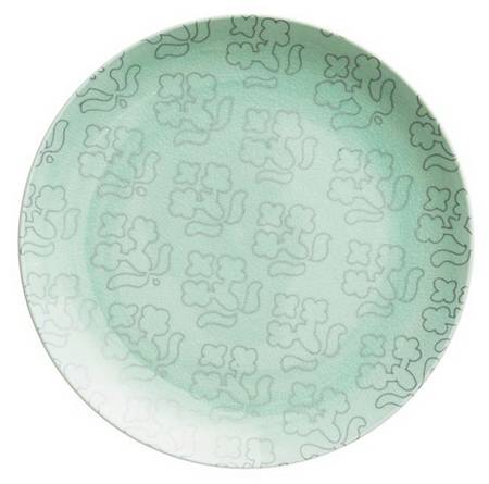 Trellis Sea Glass Dinner Plate