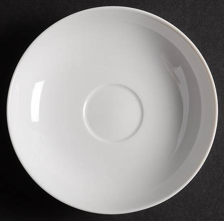 Urbino White Saucer for Flat Cup