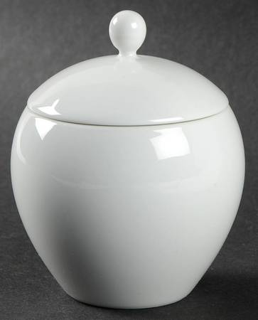 Urbino White Small Sugar Bowl & Lid
