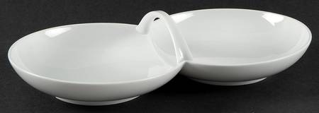 Urbino White Divided Server