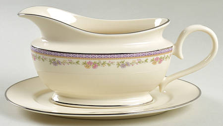 Amethyst Gravy Boat & Underplate