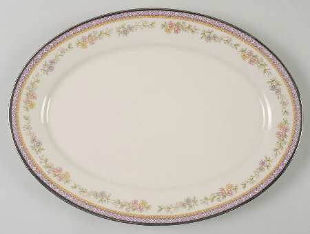 Amethyst 13" Oval Serving Platter by Lenox