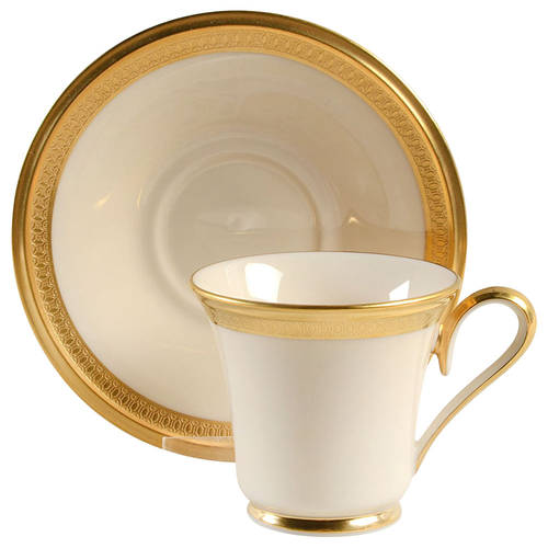 Aristocrat Footed Demitasse Cup & Saucer Set