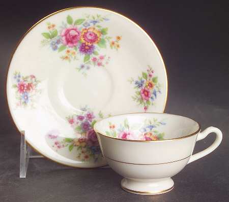Aurora Footed Demitasse Cup & Saucer Set