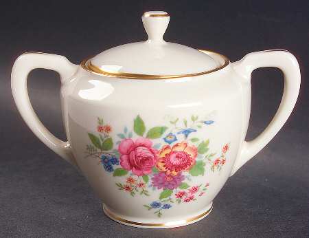 Aurora Shape 1962 Sugar Bowl & Lid