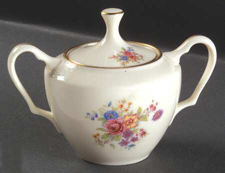 Aurora Shape 1962 Sugar Bowl & Lid