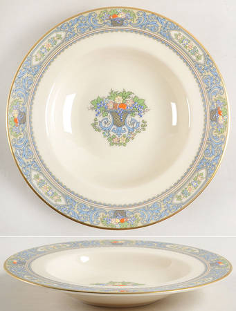 Autumn (Newer, Gold Backstamp) Rim Soup Bowl