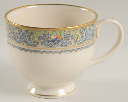 Autumn (Newer, Gold Backstamp) Footed Cup