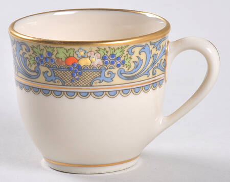 Autumn (Newer, Gold Backstamp) Flat Demitasse Cup