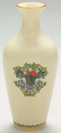 Autumn (Newer, Gold Backstamp) 7" Bud Vase