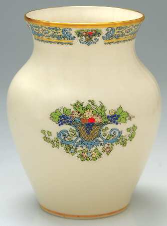 Autumn (Newer, Gold Backstamp) 8" Vase by Lenox