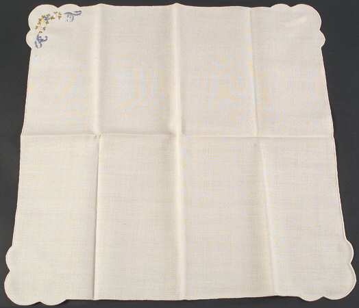Autumn (Newer, Gold Backstamp) Linen Napkin