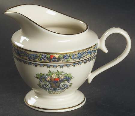 Autumn (Newer, Gold Backstamp) 1999 Shape Creamer
