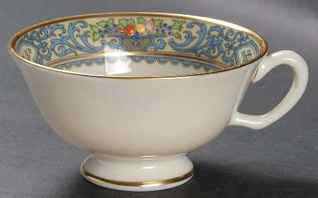 Autumn (Newer, Gold Backstamp) Footed Cup