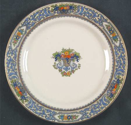 The Autumn (Black Or Green Stamp) Dessert/Pie Plate