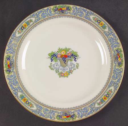 The Autumn (Black Or Green Stamp) Salad Plate