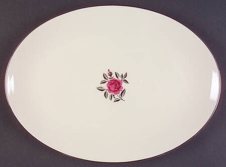 Ballad 13" Oval Serving Platter by Lenox