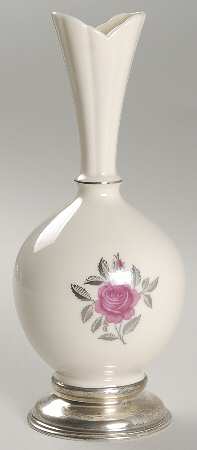 Ballad 8" Sterling Base Vase by Lenox