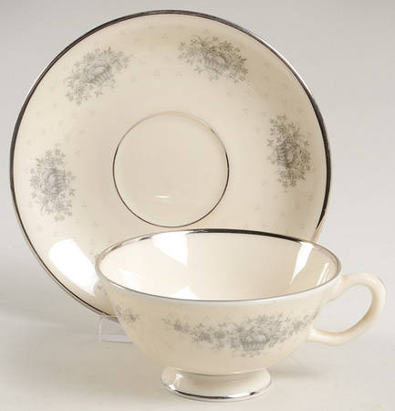 Beacon Hill (Older) Footed Cup & Saucer Set