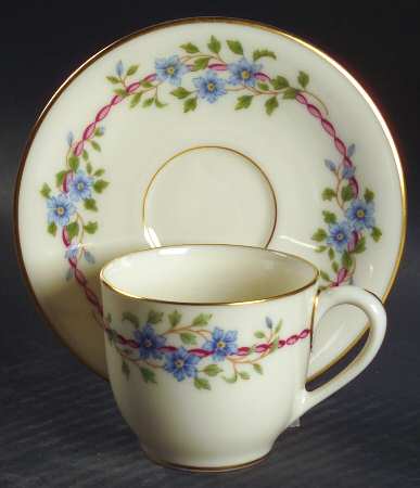 Belvidere Flat Demitasse Cup & Saucer Set