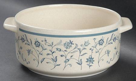 Blue Breeze 1.25 Qt Round Casserole No Lid