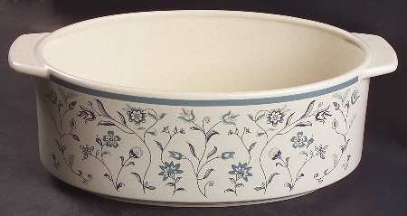 Blue Breeze 10" Oval Open Casserole