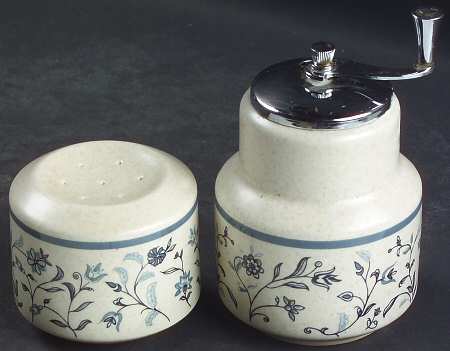 Blue Breeze Salt Shaker & Pepper Mill Set