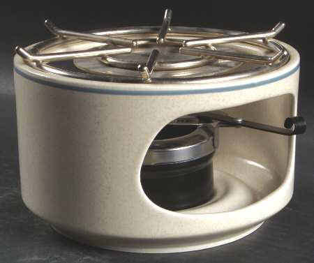 Blue Breeze Warmer Stand, Metal Rack & Burner