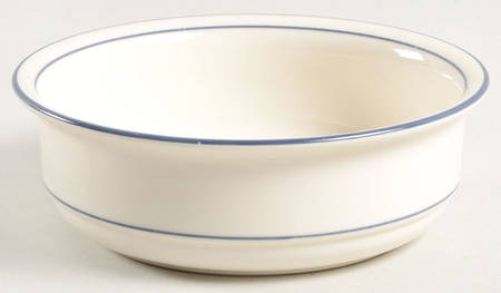Blue Pinstripes (For the Blue) Fruit/Dessert (Sauce) Bowl