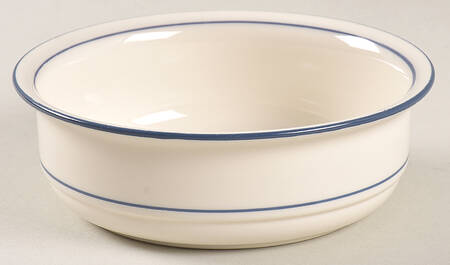 Blue Pinstripes (For the Blue) Fruit/Dessert (Sauce) Bowl