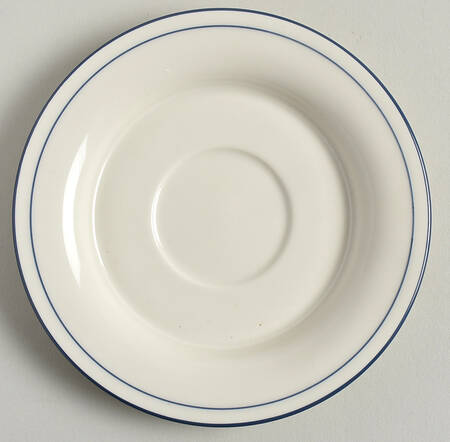 Blue Pinstripes (For the Blue) Saucer