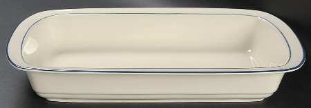 Blue Pinstripes (For the Blue) 13"  Rectangular Baker
