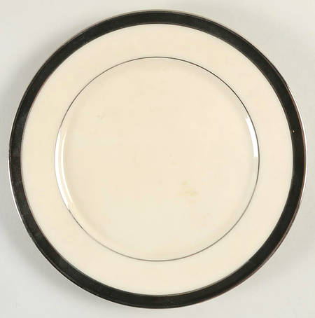 Black Royale Bread & Butter Plate