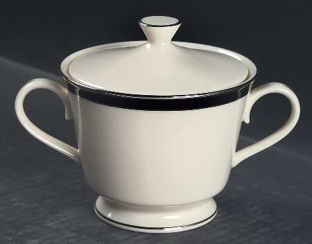 Black Royale Sugar Bowl & Lid