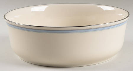 Bradford (Platinum Trim) 8" Round Vegetable Bowl